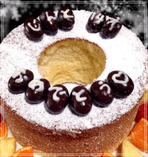 吉田仁人さんの父親が作ったシフォンケーキ